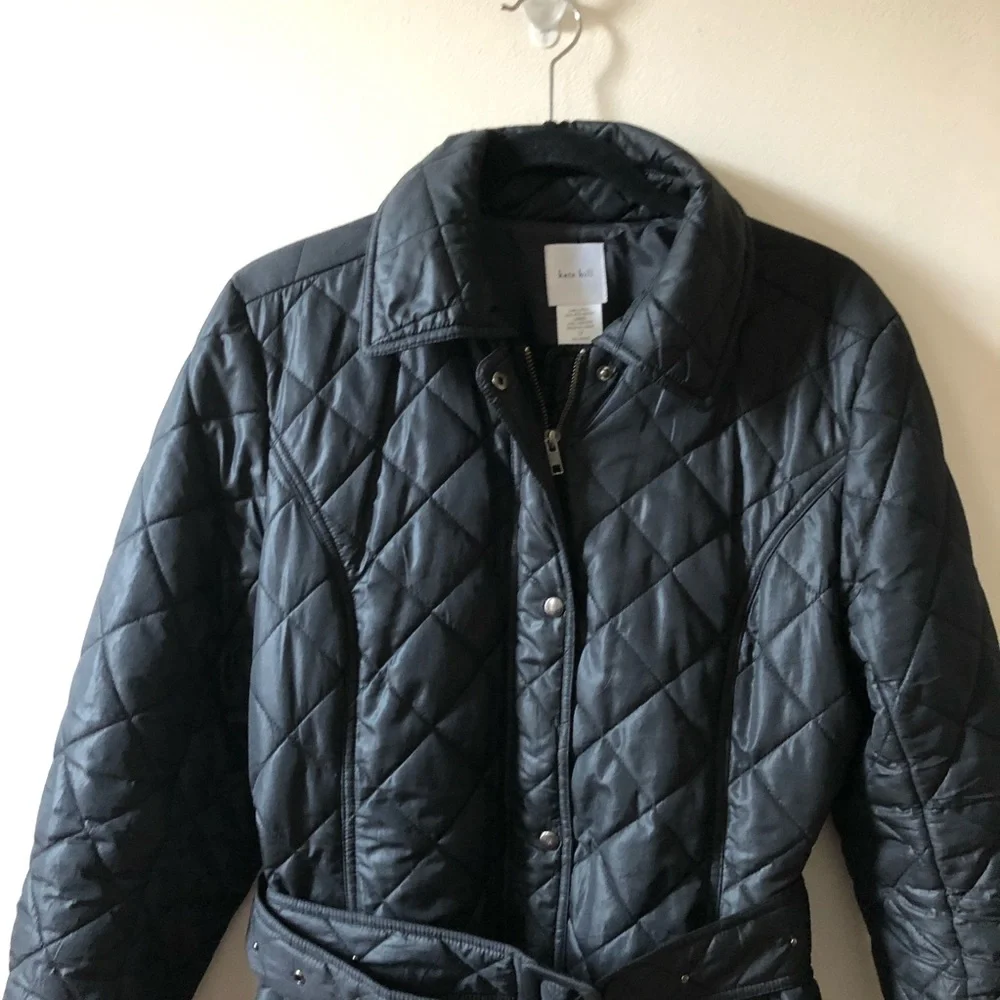 Kate Hill Black Quilted Jacket - Picture 2 of 5